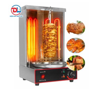 Lò nướng thịt Doner Kebab tự xoay 
