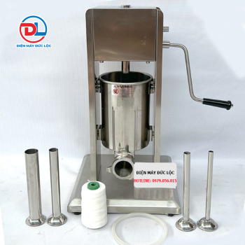 Máy đùn xúc xích, lạp xưởng, lòng dồi Tay 7L 304