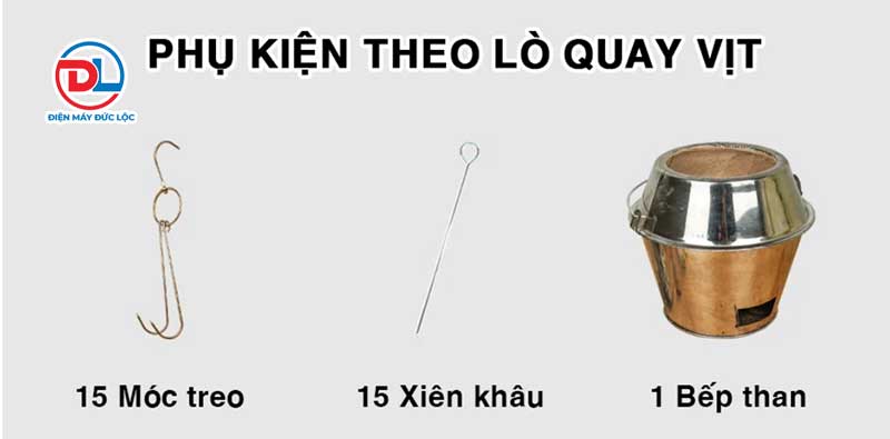 phụ kiện lò quay vịt t80