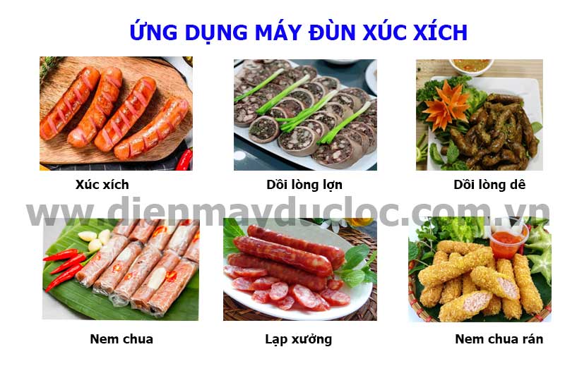 ứng dụng máy làm xúc xích 