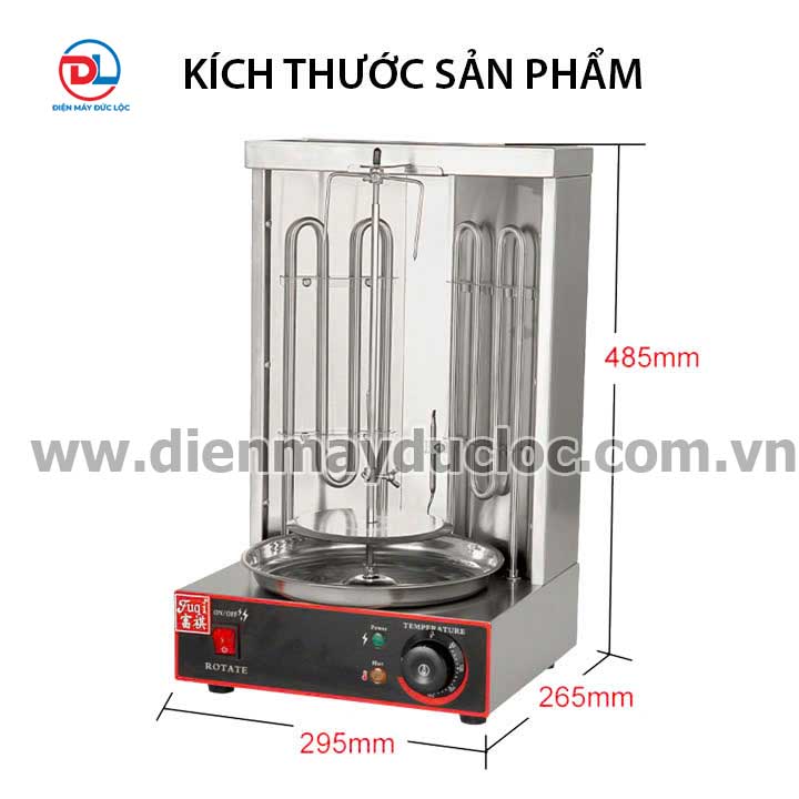 kích thước lò nướng thịt bánh mì thổ nhĩ kỳ